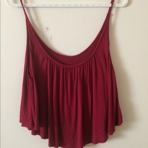 ❤️ MAROON SPAGHETTI STRAP TOP ❤️